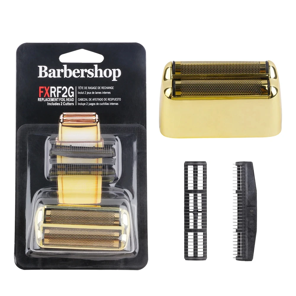 Barber Shaver Replacement Set FXRF2 Professional Barber Shaver Double Replacement Foil And Blade Set For Babyliss Cordless Foil Shaver FXFS2