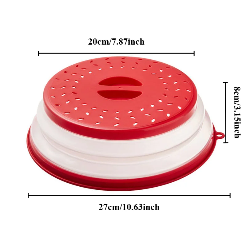 Silicone Heating Cover Microwave Multifunctional Fresh-keeping Oil-proof Splash-proof Folding