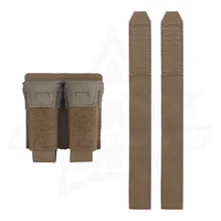 OPHIDIAN Magazine Pouch 9mm Double Quick Release MOLLE Hunting Shooting Magazine Pouch Flashlight Knife Pouch Equipment 2
