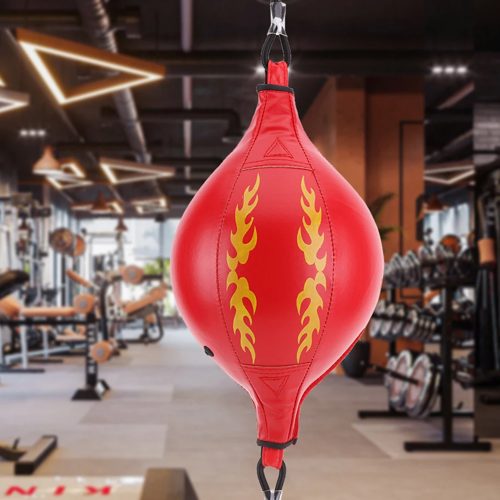 Boxing Punching Bag PU Leather Musculation Training Sandbag Muay Thai Boxing Ball Gym Fitness