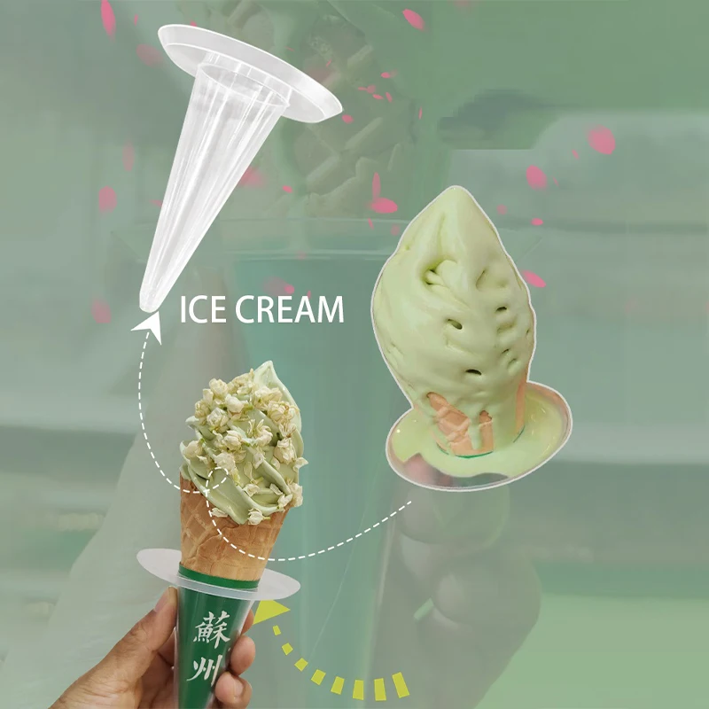 10Pcs Drip-Proof Ice Cream Rack Drip Free Ice Holder Frozen Treats Rack Popsicle Holder For Kids Cream