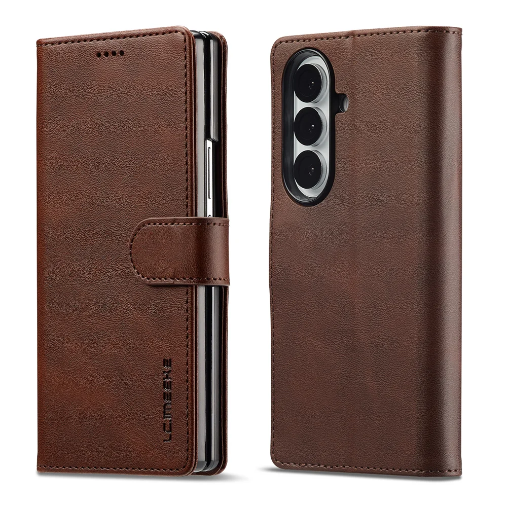 Premium Wallet Case with Card Holder - Flip Book PU Leather Cover