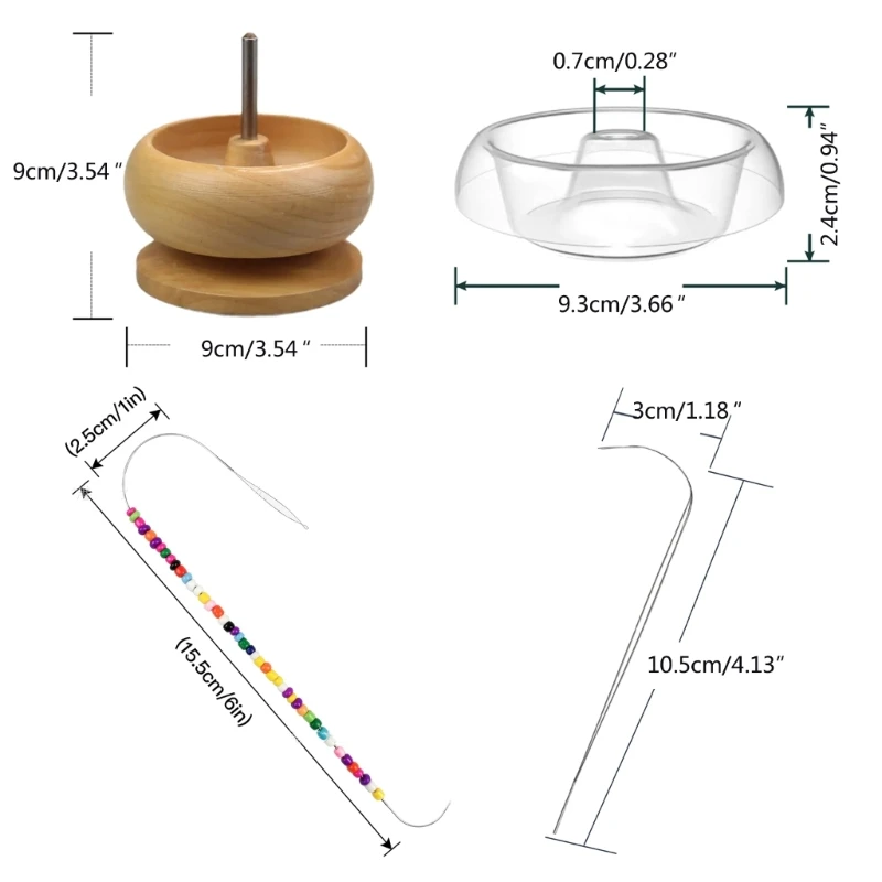 Bead Loader Bead Piercer Manual Rotation Rice Bead Beader Quick Beading Diy Beading Artifact for Beading Crafts