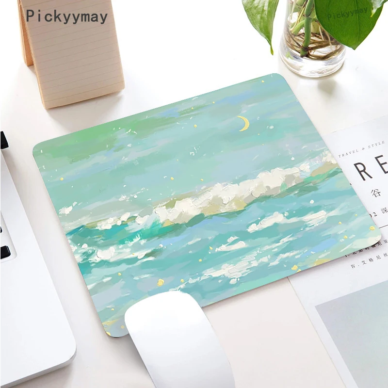 Pequeno Kawaii Mouse Pad Teclado Mousepad Bonito Laptop Rug Acessórios pc Computador Mause Mat Tapete Mesa de Escritório - Imagem 2