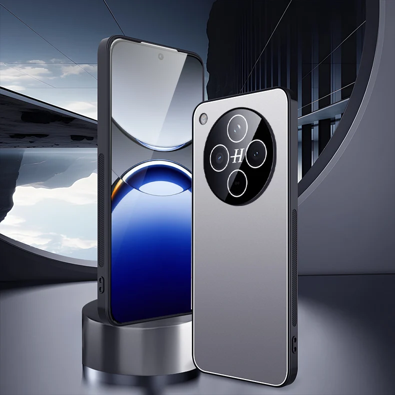 AG Aluminum Alloy TPU Soft Lens Integrated Anti-Slip Phone Case