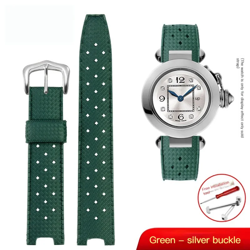 Waterproof & Sweatproof Concave Rubber Strap