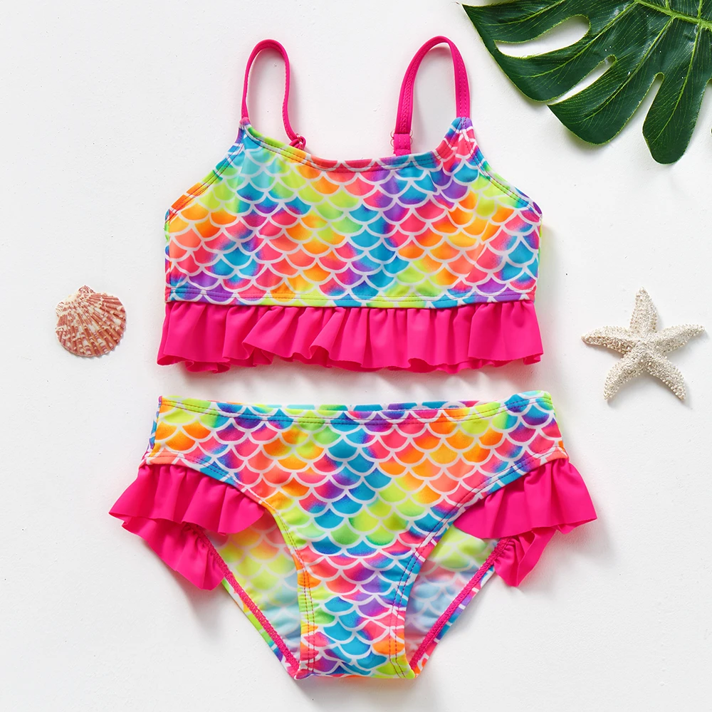 Children Swimsuit 3~12Year Girls Swimsuit Kids Swimwear Kids Bikini Sets Children swimwear Beach wear
