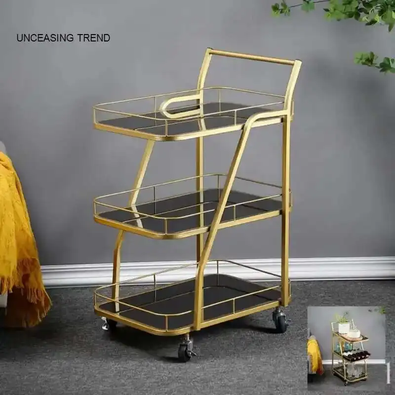Kitchen Auxiliary Furniture Cart Storages Trolleys Shelf Noise Reduction Roulette Removable Organizers Carrelo Cucina Drawers