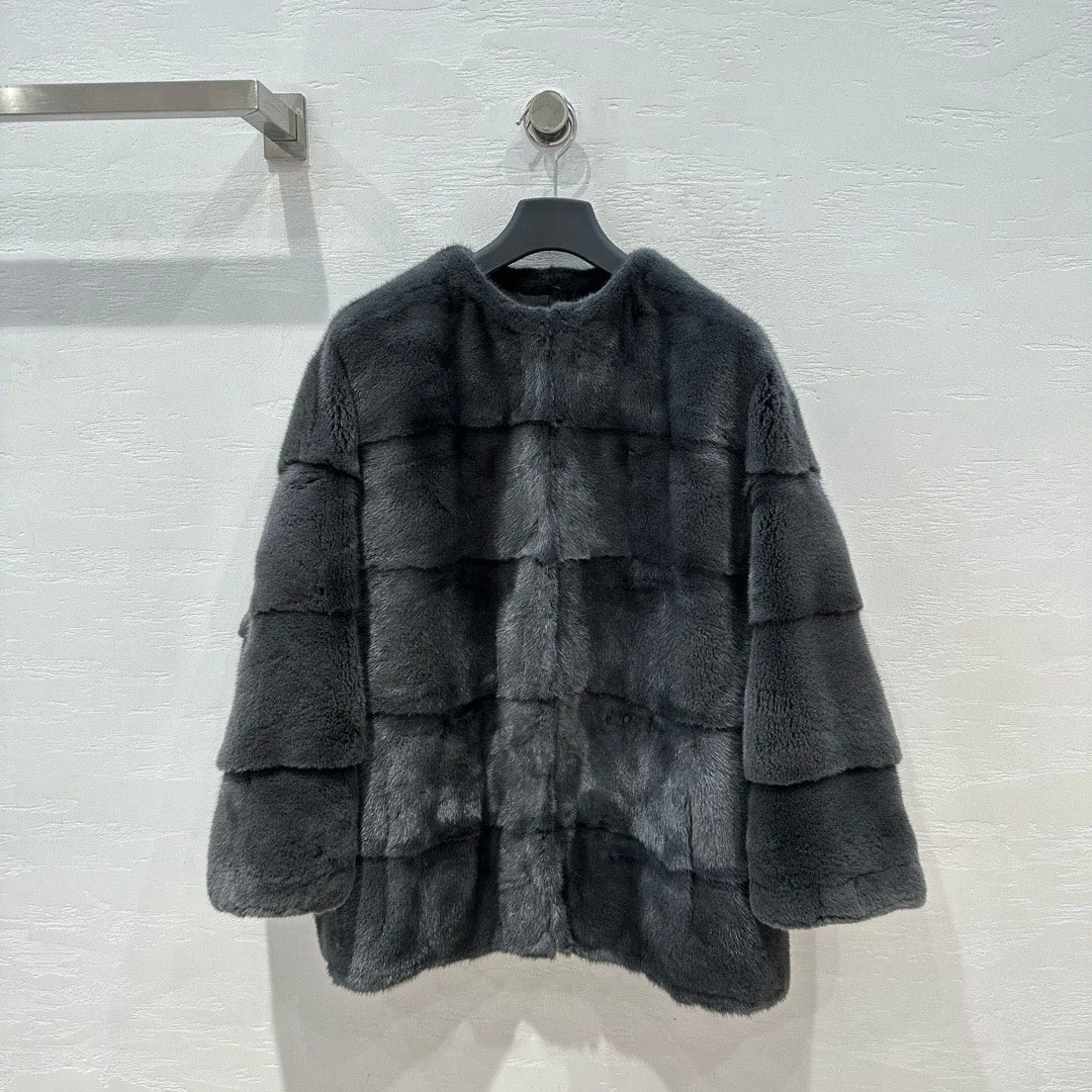 

Fur coat loose fit casual fashion 2024 fall new hot 0102