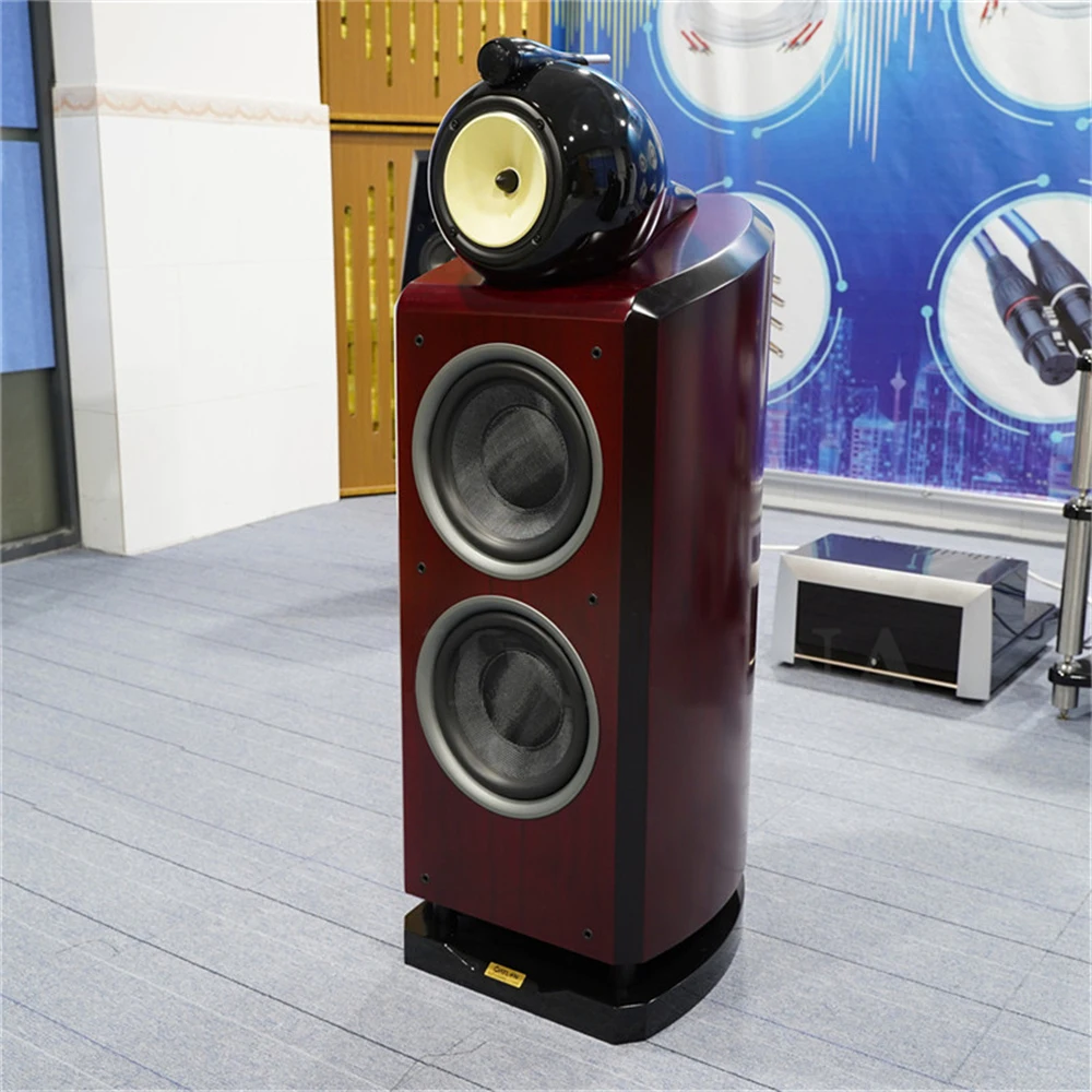 Portable audio bookshelf speakers 10-inch floor mid-woofer stereo surround sensitivity 90dB