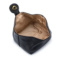 Sac à cosmétiques en cuir véritable pour femmes, pochette de maquillage mignonne, petite boîte à clés pour écouteurs, étui de rangement pour rouge à lèvres, Mini porte-monnaie à la mode 4