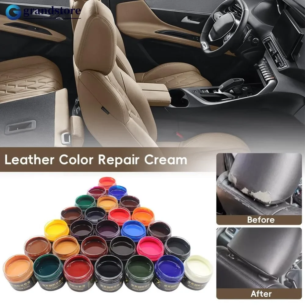 Car Care Liquid 50ml Car Care Liquid Leather Repair Kit 12 Colors