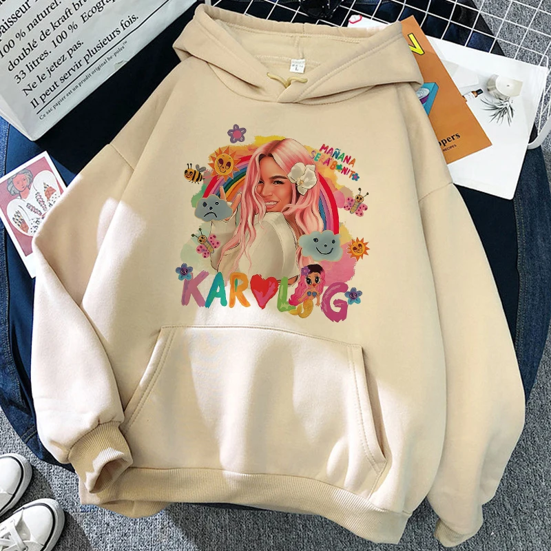 90s Y2k 스웨트 여성 까마귀 Manana Sera Bonito Bichota Karol G 후드 여성 GraphicTrendy Clothing streetwear