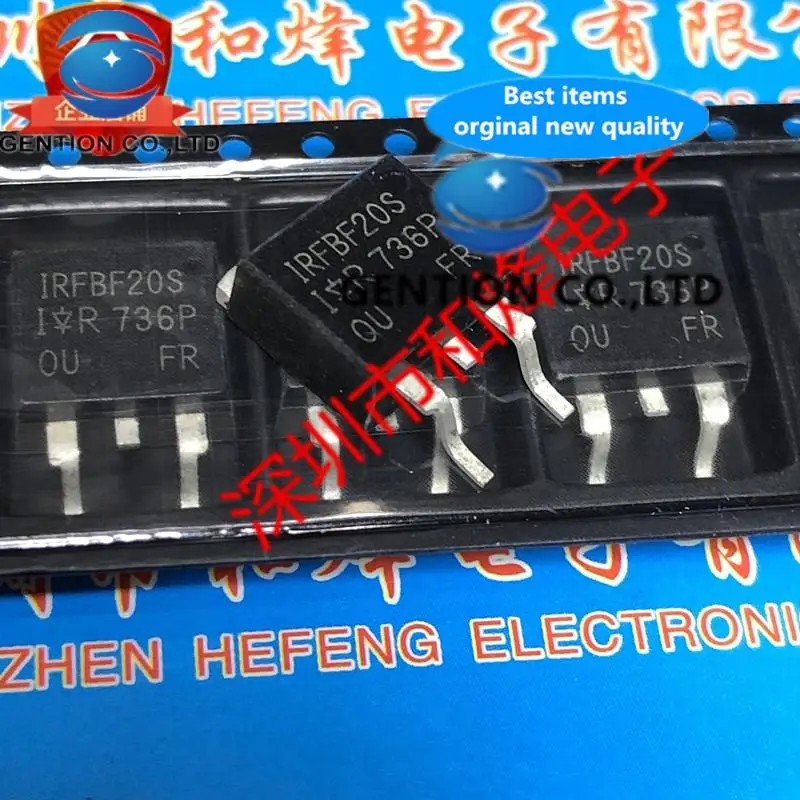 

10 шт. IRFBF20S TO-263 900V 1.7A в наличии 100% новый и оригинальный