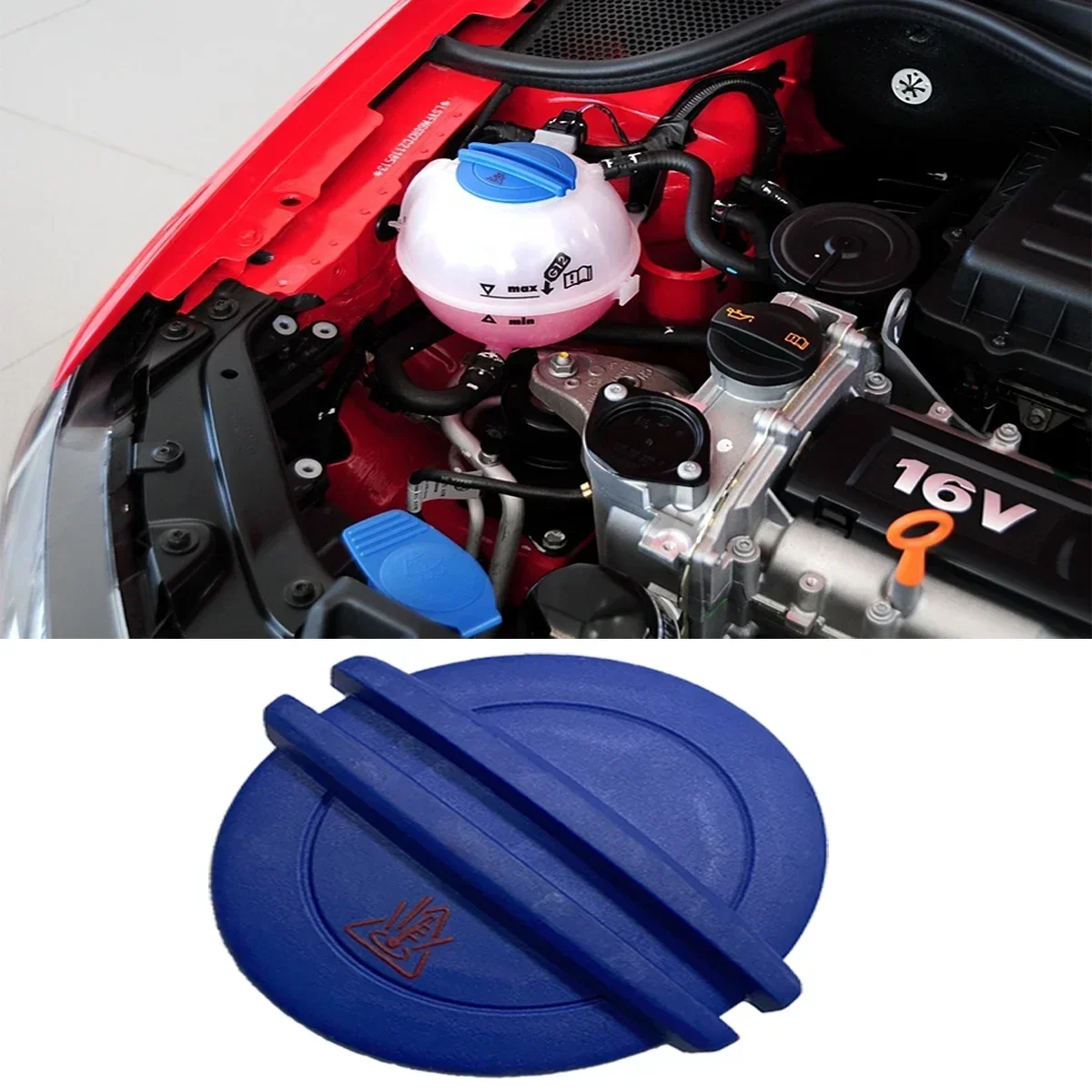 1PC Coolant Expansion Tank Radiator Cap Cover For VW Cross Polo MK4 5 6N 9N 6R GTI Golf 5 6 Passat 1H0121321 3B0121321 2Q0121321