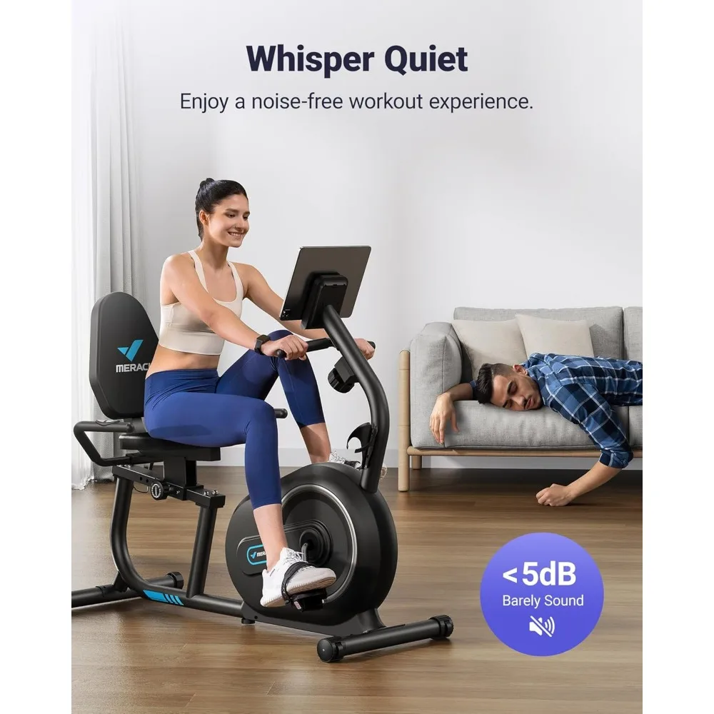 Recumbent Exercise Bike for Home with Smart Bluetooth and Exclusive App Connectivity LCD Heart Rate Handle AliExpress 18