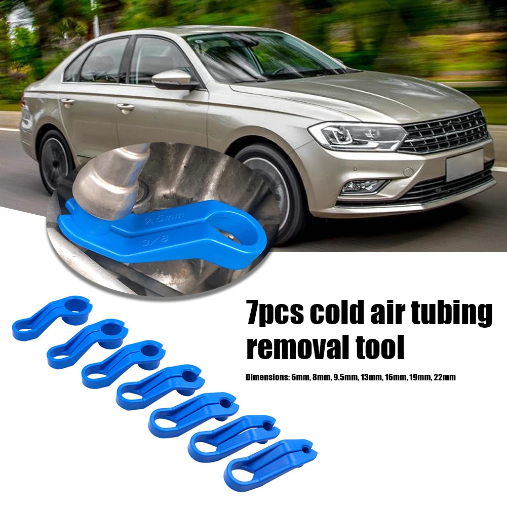 7pcs Car Angled AC Fuel Line Disconnect Tool Set 22mm 19mm 16mm 13mm 9.5mm 8mm 6mm Car Special Disassembly Tool