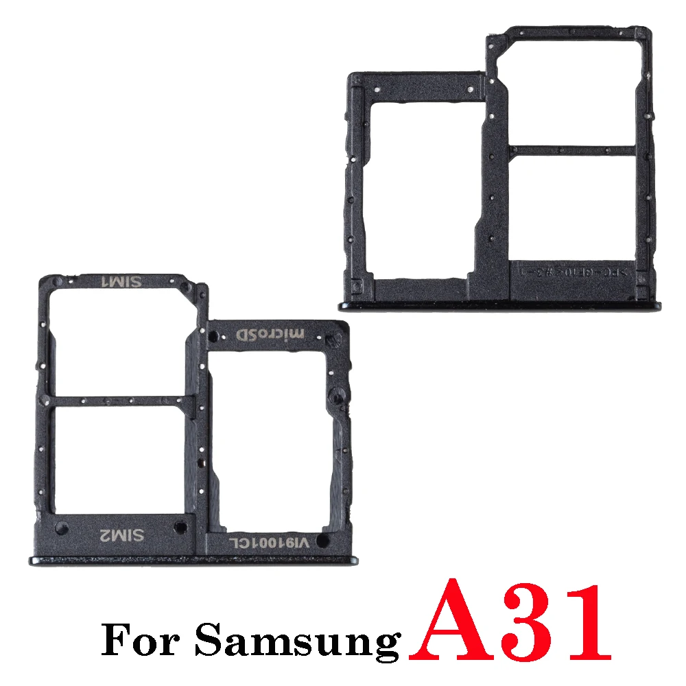 1Pcs SIM Card Chip Tray For Samsung Galaxy A31 A315F Dual Micro SD