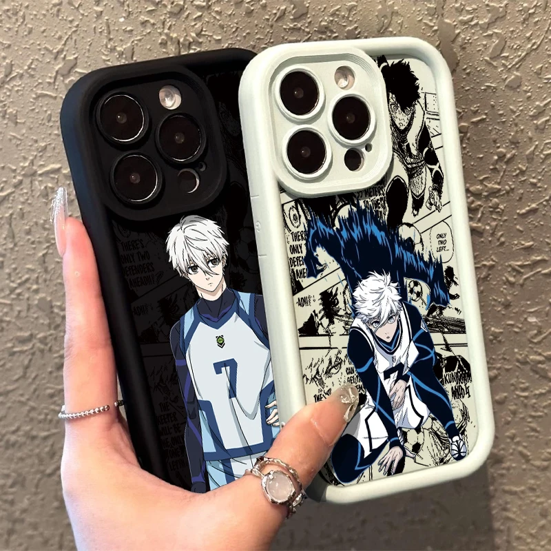 COOL B-BLUE LOCKS Soft TPU Phone Case