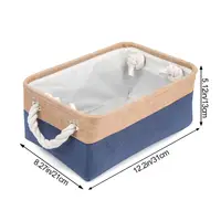 Clothes Storage Basket Home Supplies Sundries Sorting Basket Folding Linen Organizer Box Underwear Socks Baby Toys Storage 6