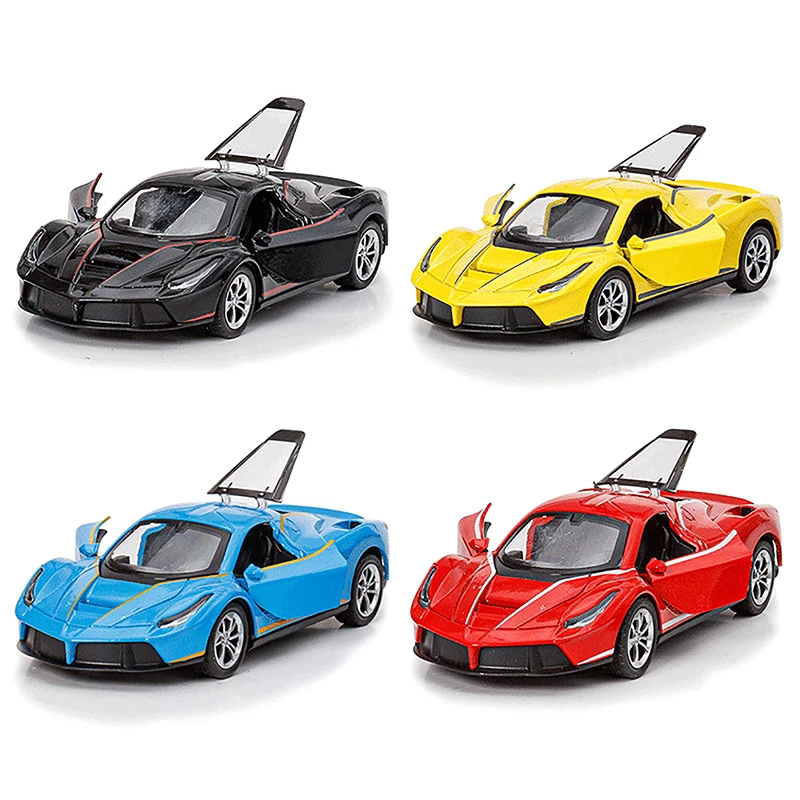 1:28 Sports Car Model Toy Classic Car Alloy Die-casting Car Model Pull Back Toys Vehicles Collection Gift For Kids