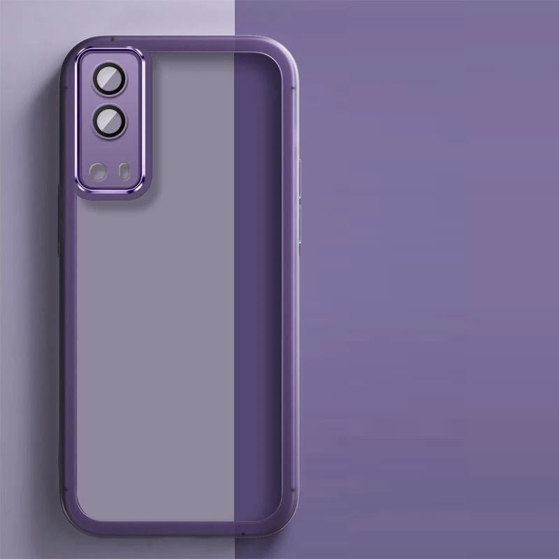 Shookproof Plating Silicone Back Cover - Enhanced Protection and Sleek Design