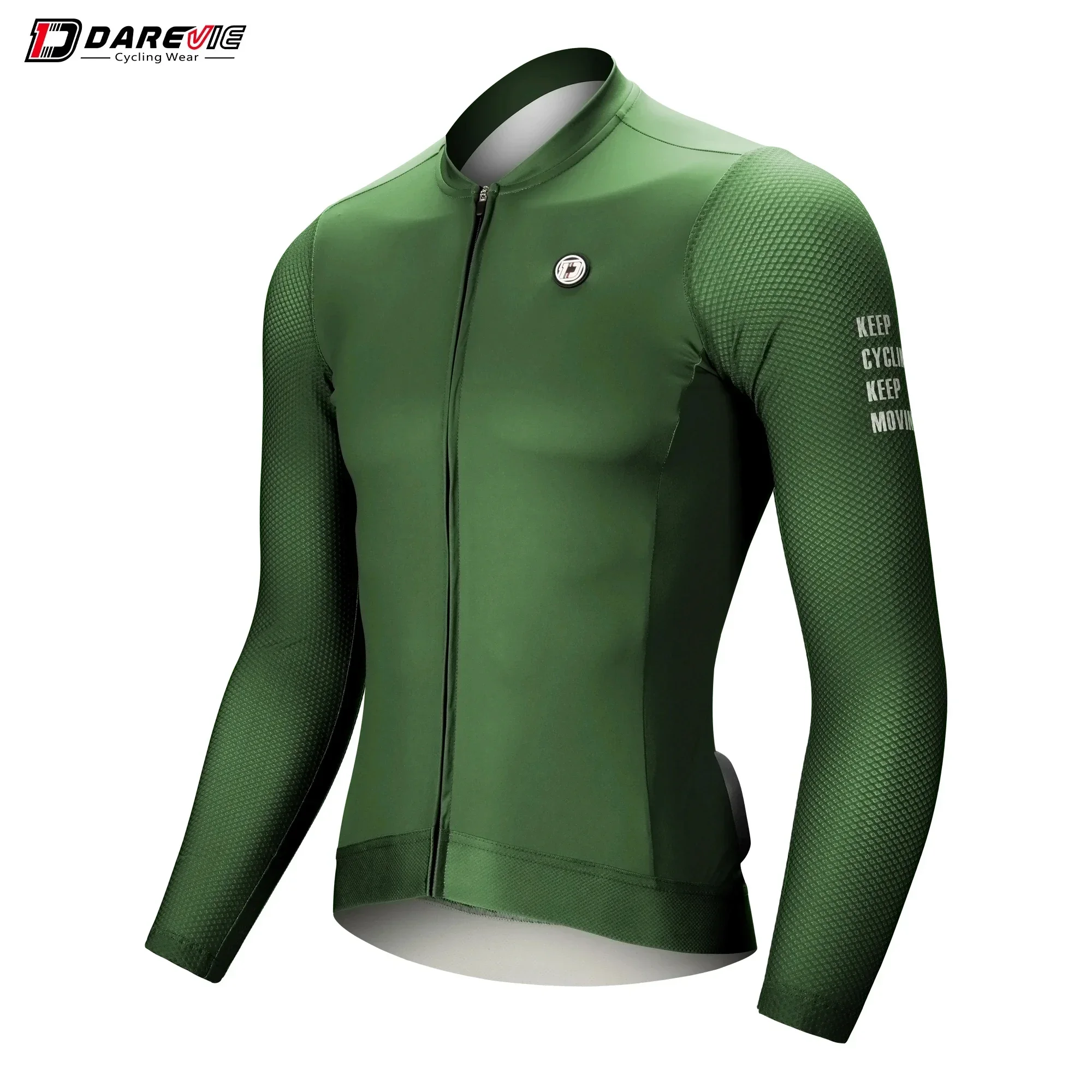 thumbnail image 1 of Maillot de ciclismo DAREVIE Slim Fit SPF 50+ Pro Team, transpirable, de manga corta y larga, equipamiento para ciclismo de montaña para hombre y mujer, 1 of 5