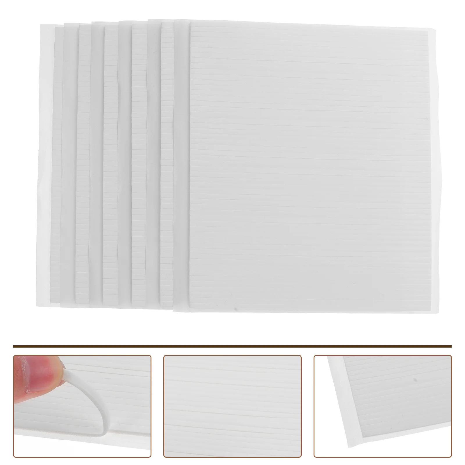 

6 Sheets Sticky Foam Sheets Double Sided Adhesive Foam Sticky Strips Dual-Adhesive Foam Sticky Strips