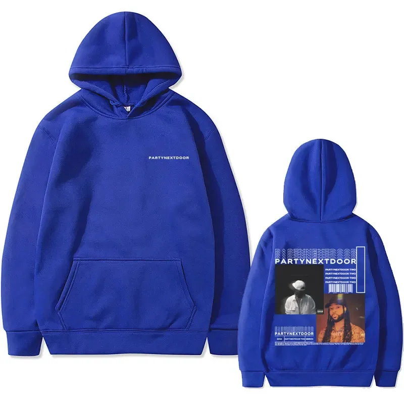 Rapper Partynextdoor Partynextdoor Double sided Printed Hoodie Men's Casual Street Wear Men's Hip Hop Retro Sweatshirt WK 5