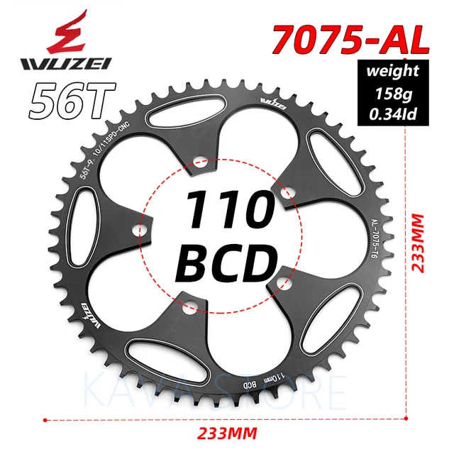 110 BCD 56T black
