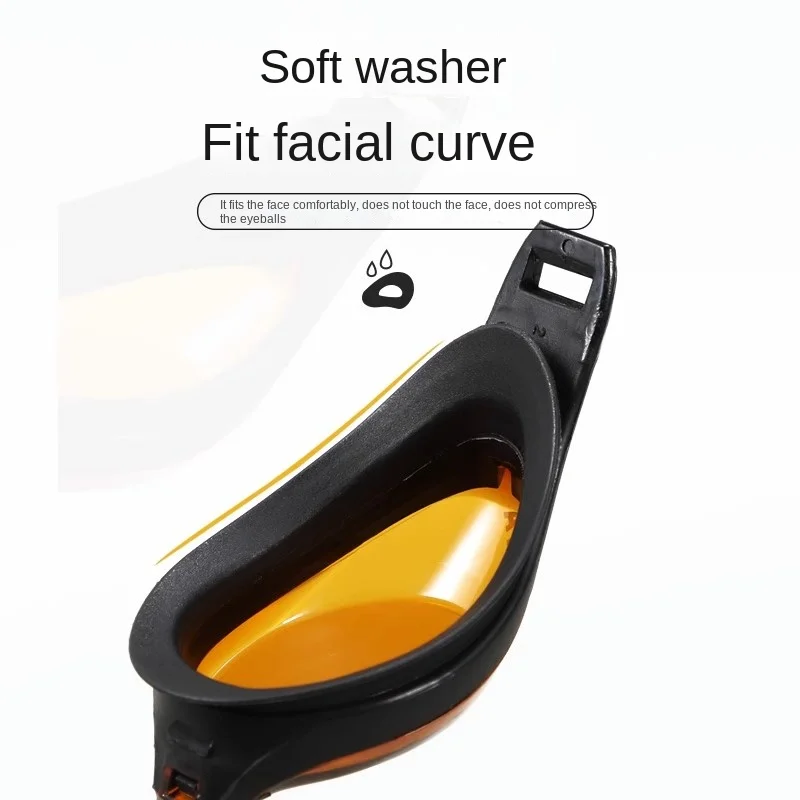 Anti Fog UV Protection Goggles YINGFA Swimming Eyewear Adjustable Swim Glasses With Nose Plug
