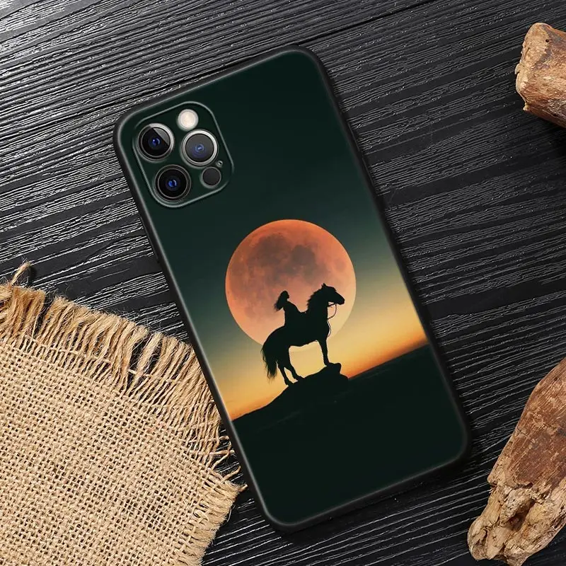 Galloping Horse Design Soft Phone Case Cover