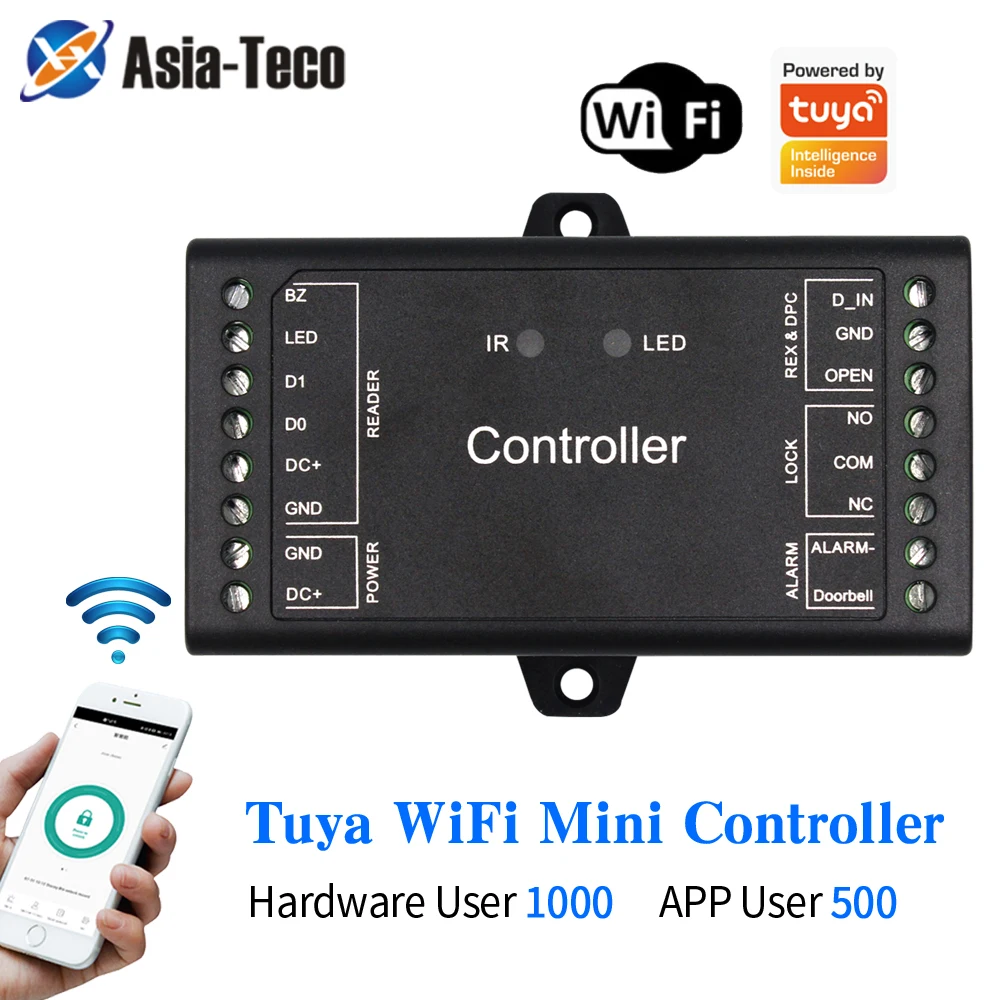 Smart WiFi Access Control System with Remote Monitoring and Door Opening Records Support