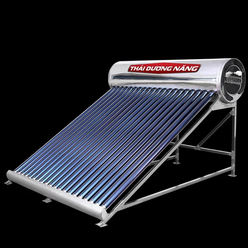 250 Litres Gold Solar Water Heater Quality Material SONHA Made In Vietnam