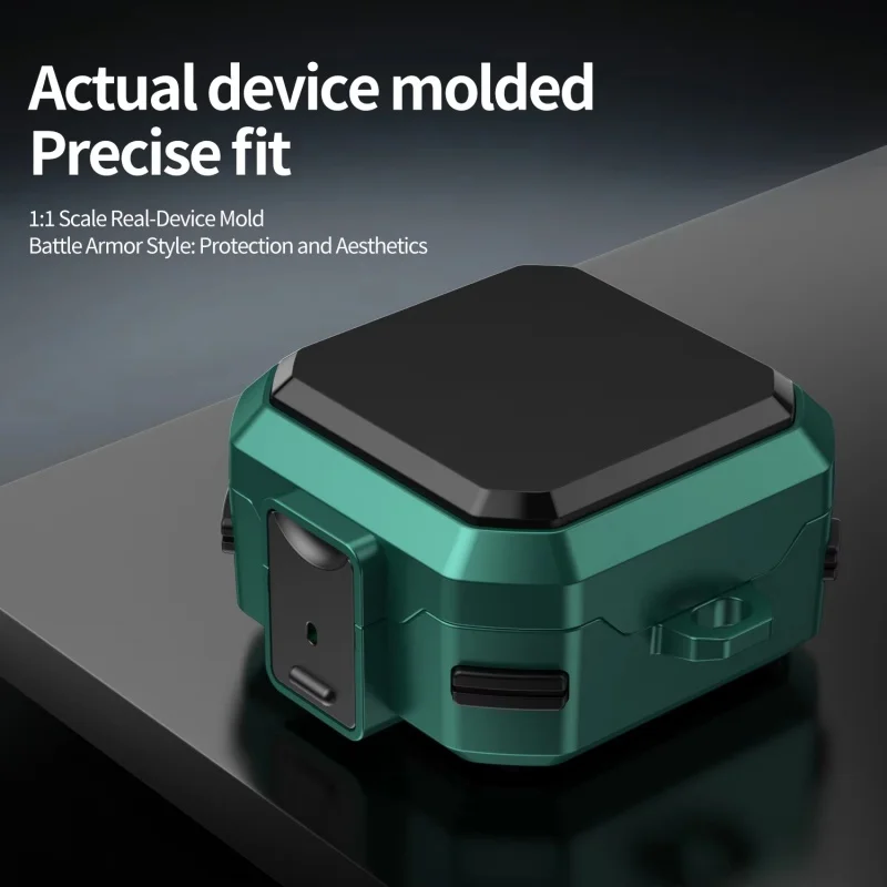 Shockproof Earbud Case with Keychain and Switching Feature
