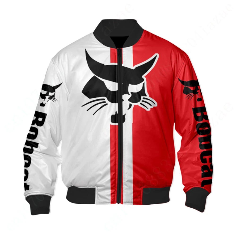 

Бомбер Bobcat, куртка, ветровка 3D, куртки для мужчин, одежда Харадзюку, парки, Techwear, бейсбольная форма, плотные пальто, куртка