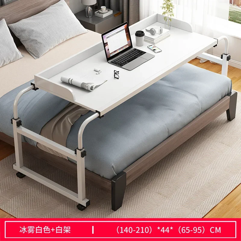 Length& Height Adjustable Rolling Table Computer Desk Home Office Writing Desk Notebook Table Top Sofa Bed Across The Bed
