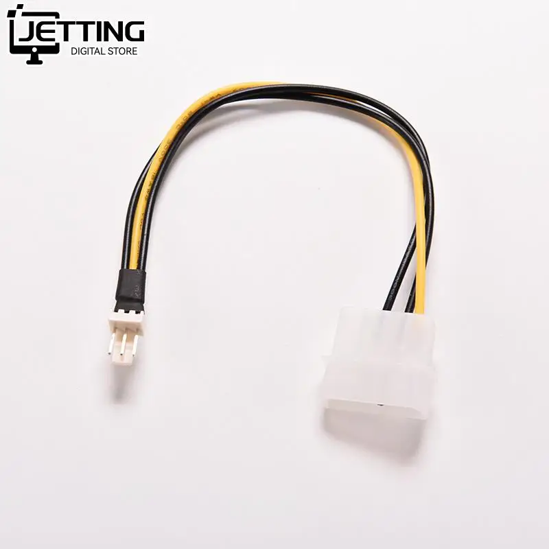 1pc 20cm 4 pinos molex ide para 3 pinos computador cpu caso ventilador