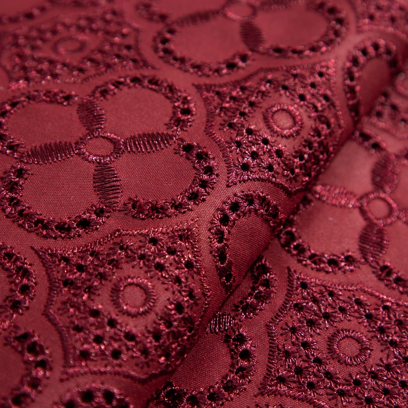 Lace Fabric African Cotton Swiss Voile Fabric Lace for Sew Women 2.5yards 3808