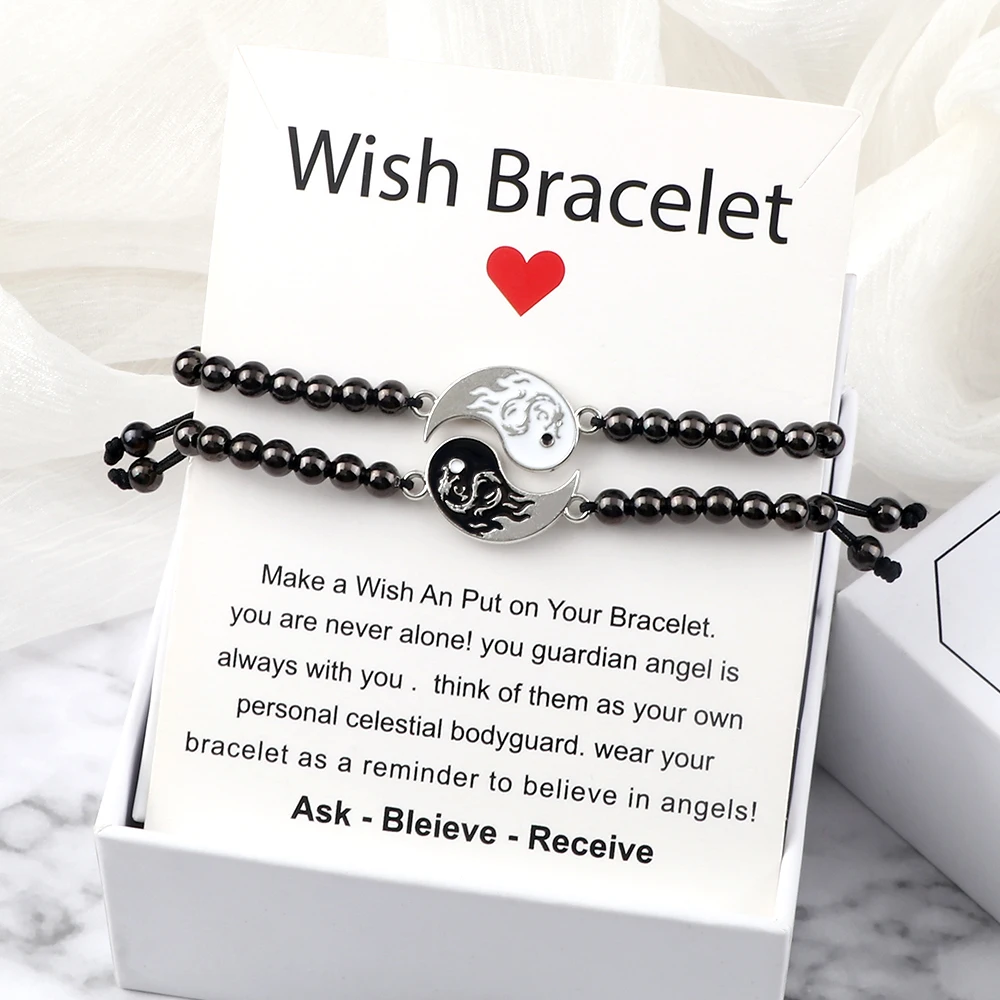 Yin Yang Couple Bracelet | Yin Yang Matching Bracelets