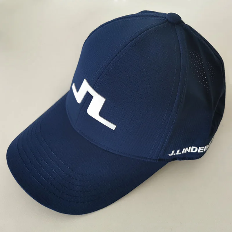 2021 summer new neutral golf hat, breathable leisure sports hat, adjustable golf cap quick dry