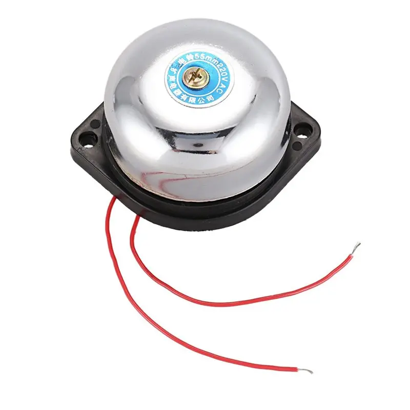A99E-5Pcs 55Mm 직경 화재 경보 전기 종벨 AC 220V