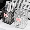 Clear Acrylic Makeup Brushes Storage Box Desk Cosmetic Organizer Lipstick Storage Nail Polish Display Stand Rack Jewelry Case 1