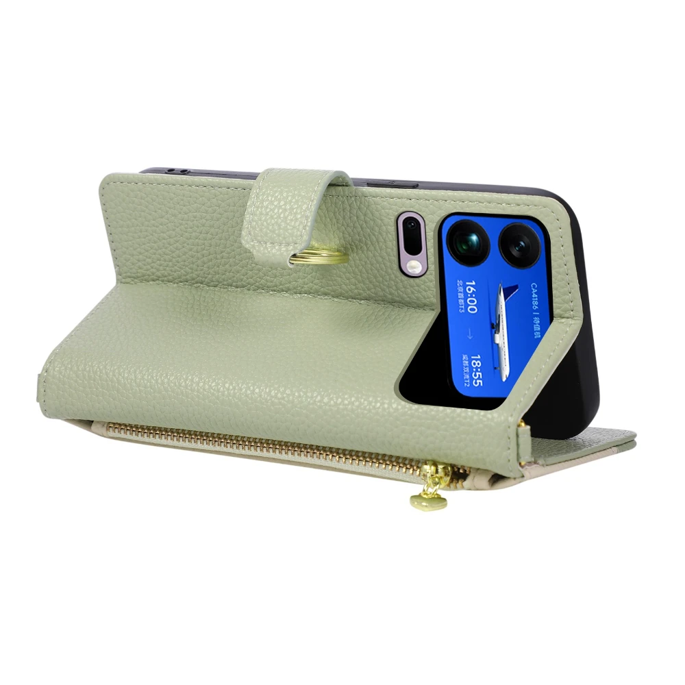 Crossbody Leather Wallet Case with Stand Feature - Premium Phone Cover