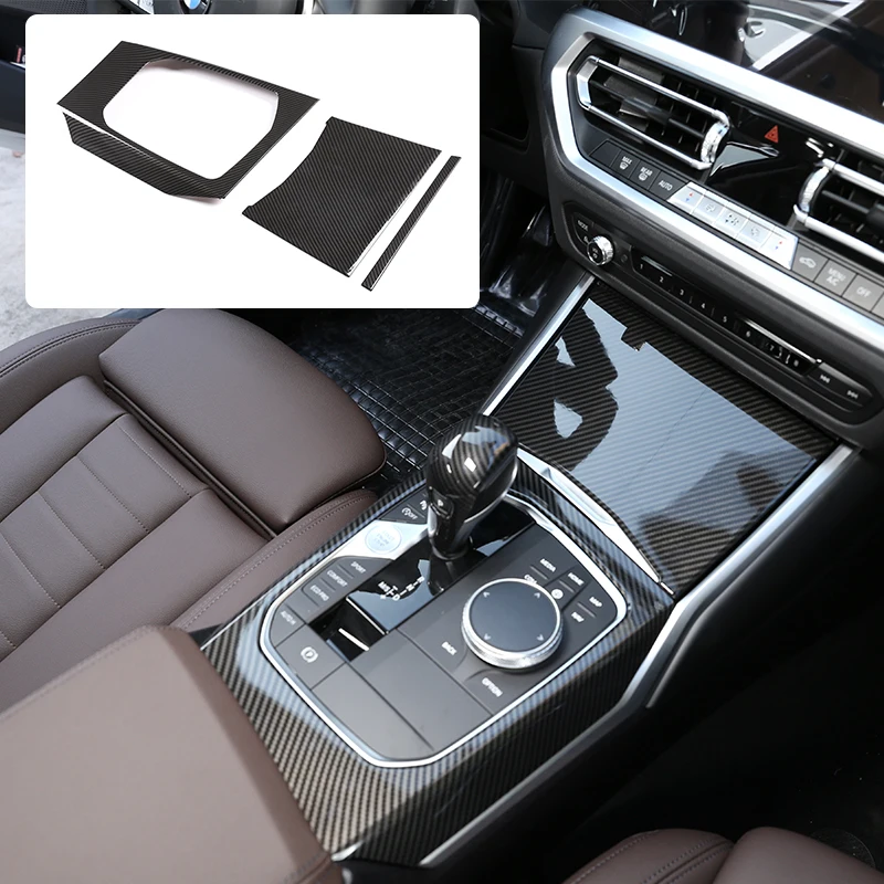 

LHD For BMW G20 G28 325 3 Series 2019 2020 ABS Chrome Car Center Console Gear Shift Decoration Panel Cover Trim Left Hand Drive