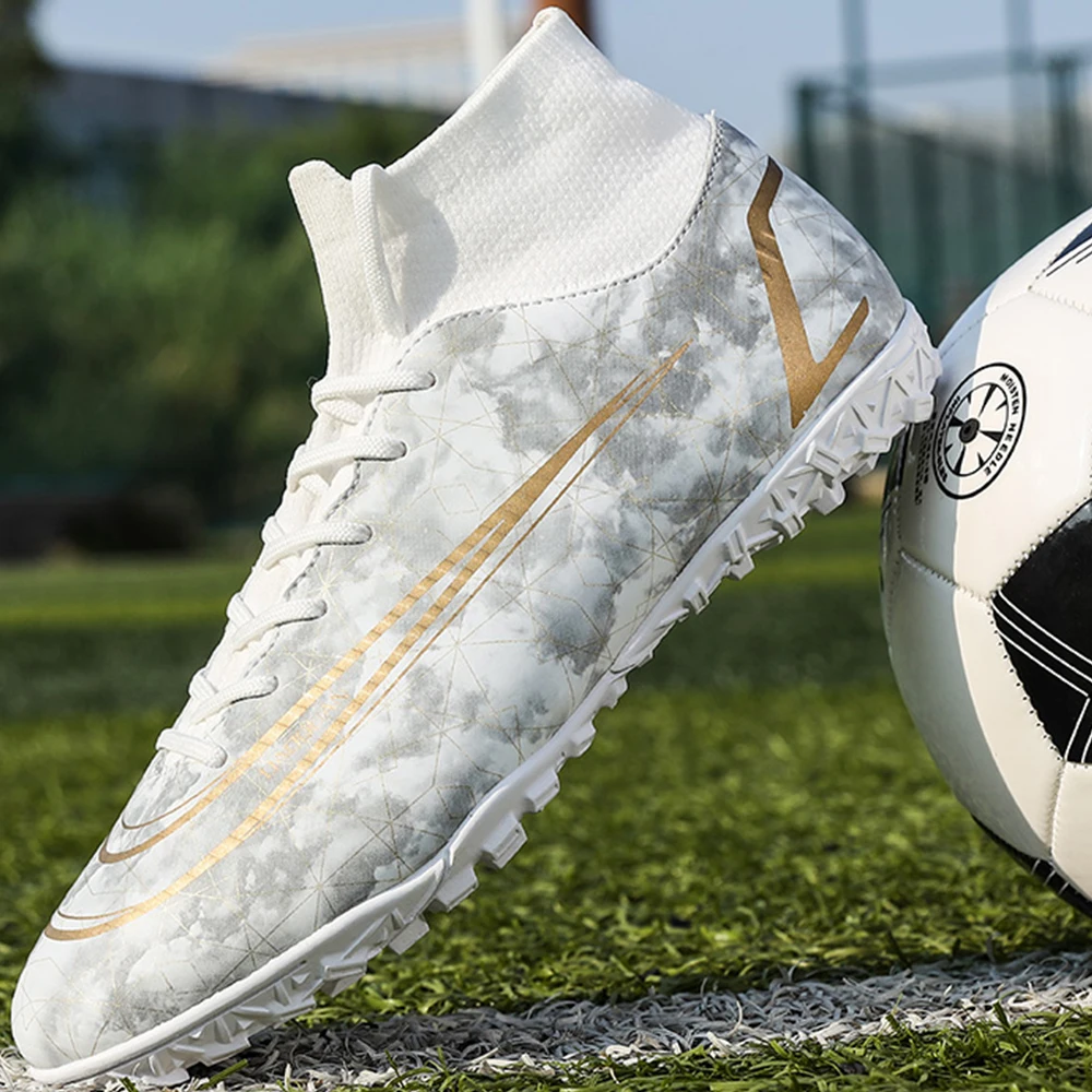 Men's football shoes TF/FG broken spike football shoes youth adult outdoor sports football coach competition training shoes