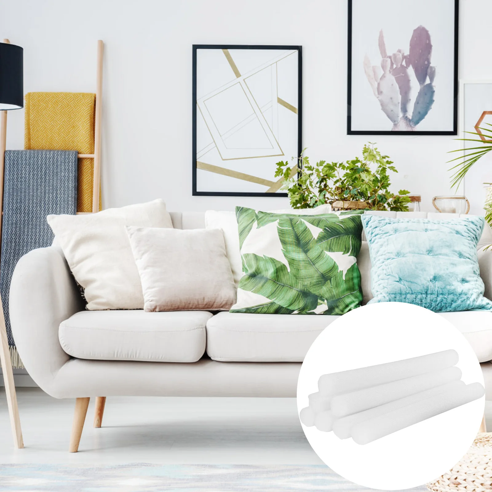 Sofa Cover Furniture Cover 14pcs Anti Slip Foam Strips Slipcovers