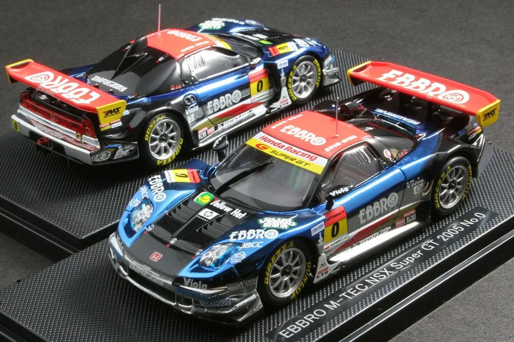 Ebbro 1/43 Scale M-TEC NSX Super GT 2005 NO.0 #43700 Diecast Alloy Toys Racing car model for collection