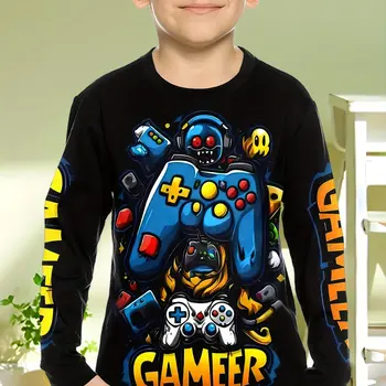 Boys Gamepad Print Tee 1