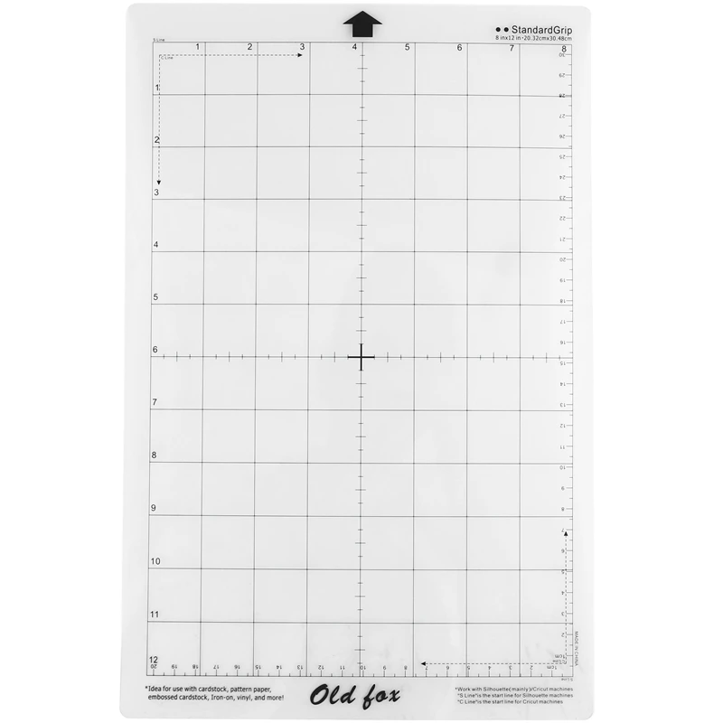 3Pcs Replacement Cutting Mat Adhesive Mat with Measuring Grid 8 By 12-Inch for Silhouette Cameo Cricut Explore Plotter Machine 5 pcs vervanging snijden mat transparante lijm mat met meten grid 12 12 inch voor silhouet cameo plotter machine